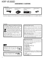 Предварительный просмотр 2 страницы Kenwood KRF-V5300D Service Manual