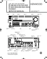 Kenwood KRF-V6060D Service Manual preview