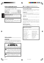 Предварительный просмотр 2 страницы Kenwood KRF-V6070D Instruction Manual