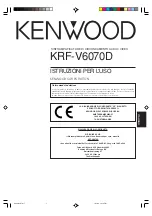 Предварительный просмотр 121 страницы Kenwood KRF-V6070D Instruction Manual