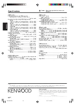 Preview for 40 page of Kenwood KRF-V6080D Instruction Manual