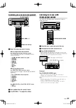 Preview for 23 page of Kenwood KRF-V6200D Instruction Manual