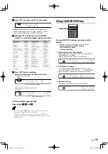 Preview for 37 page of Kenwood KRF-V6300D Instruction Manual