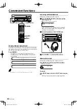 Preview for 42 page of Kenwood KRF-V6300D Instruction Manual