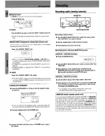 Preview for 22 page of Kenwood KRF-V7050D Instruction Manual