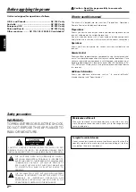 Preview for 2 page of Kenwood KRF-V7070D Instruction Manual