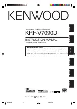 Preview for 1 page of Kenwood KRF-V7090D Instruction Manual