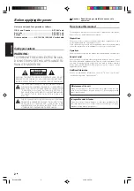 Preview for 2 page of Kenwood KRF-V7090D Instruction Manual