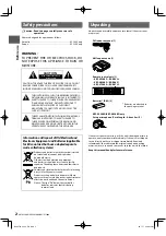 Preview for 2 page of Kenwood KRF-V7300D Instruction Manual