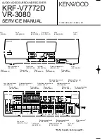 Kenwood KRF-V7772D Service Manual preview