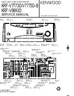 Kenwood KRF-V7773D Service Manual предпросмотр