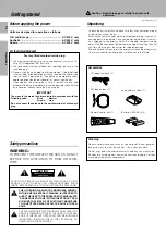 Preview for 2 page of Kenwood KRF-V8010D Instruction Manual