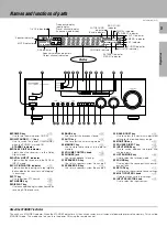 Preview for 5 page of Kenwood KRF-V8010D Instruction Manual