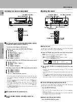 Preview for 16 page of Kenwood KRF-V8010D Instruction Manual