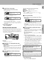 Preview for 21 page of Kenwood KRF-V8010D Instruction Manual