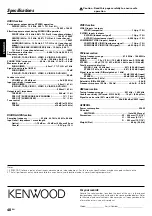 Preview for 48 page of Kenwood KRF-V8070D Instruction Manual