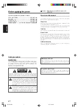 Предварительный просмотр 2 страницы Kenwood KRF-V8080D Instruction Manual