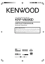 Kenwood KRF-V8090D Instruction Manual preview