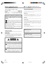 Предварительный просмотр 2 страницы Kenwood KRF-V8090D Instruction Manual