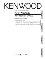 Предварительный просмотр 1 страницы Kenwood KRF-X9050D Instruction Manual