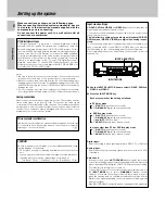 Предварительный просмотр 8 страницы Kenwood KRF-X9050D Instruction Manual