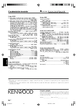 Preview for 208 page of Kenwood KRF-X9070D Instruction Manual