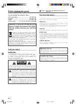 Предварительный просмотр 2 страницы Kenwood KRF-X9090D Instruction Manual