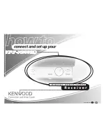 Kenwood KRF-X9992D Connection And Setup Manual preview