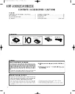 Preview for 2 page of Kenwood KRF-X9992D Service Manual