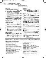 Preview for 35 page of Kenwood KRF-X9992D Service Manual