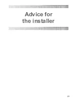 Preview for 23 page of Kenwood KS 100 G Instructions For Use - Installation Advice