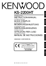 Kenwood KS-2200HT Instruction Manual preview