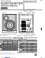 Kenwood KS-303HT Service Manual предпросмотр