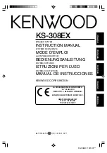 Предварительный просмотр 1 страницы Kenwood KS-308EX Instruction Manual