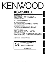 Kenwood KS-3200EX Instruction Manual предпросмотр