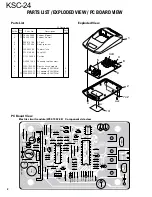 Preview for 2 page of Kenwood KSC-24 Service Manual