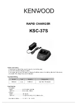 Kenwood KSC-37S Service Manual preview