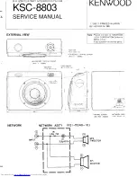 Предварительный просмотр 1 страницы Kenwood KSC-8803 Service Manual