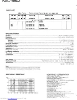 Preview for 2 page of Kenwood KSC-8803 Service Manual