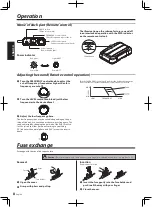 Предварительный просмотр 8 страницы Kenwood KSC-SW10 Instruction Manual