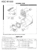 Preview for 2 page of Kenwood KSC-W1000 Service Manual