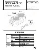 Preview for 1 page of Kenwood KSC-WA62RC Service Manual