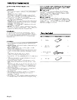 Preview for 2 page of Kenwood KSC-WD250 Instruction Manual