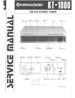 Kenwood KT-1000 Service Manual preview