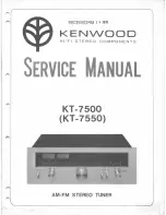 Предварительный просмотр 1 страницы Kenwood KT-7500 Service Manual