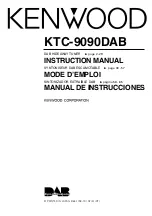 Kenwood KTC-9090DAB Instruction Manual preview
