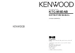 Kenwood KTC-959DAB Instruction Manual предпросмотр