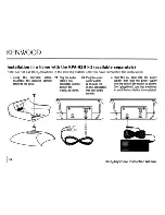 Предварительный просмотр 10 страницы Kenwood KTC-H2A1 - Here2Anywhere Sirius Radio Instruction Manual