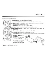 Preview for 13 page of Kenwood KTC-H2A1 - Here2Anywhere Sirius Radio Instruction Manual
