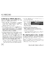 Preview for 14 page of Kenwood KTC-H2A1 - Here2Anywhere Sirius Radio Instruction Manual